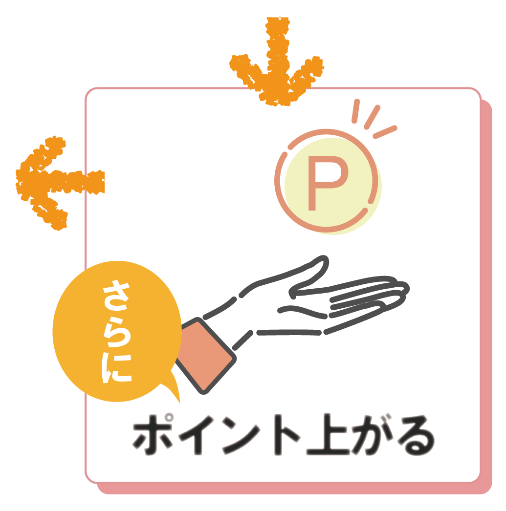 ポイント上がる